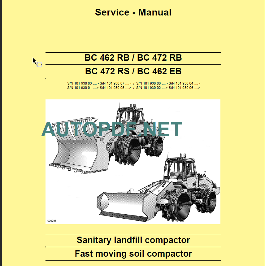 BC 462 RB-EB Service Manual