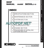 SK500LC-10 (NA 2019) Shop Manual