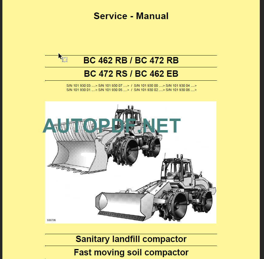 BC 472 RB-EB Service Manual
