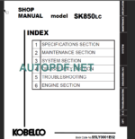 SK850LC-8 NA Shop Manual OPT