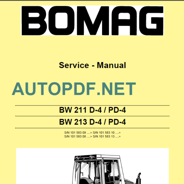 BW 211 D-4 PD-4 Service Manual
