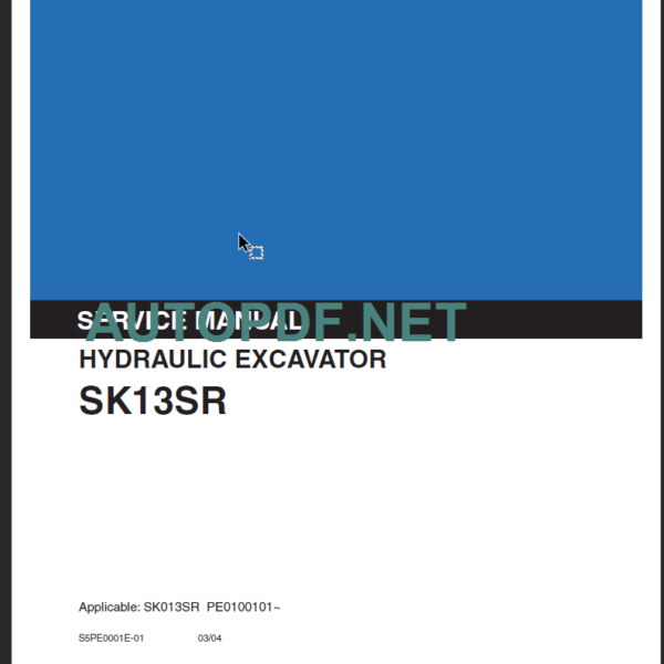 SK13SR SERVICE MANUAL