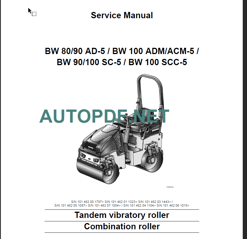 BW 100 SCC-5 Service Manual