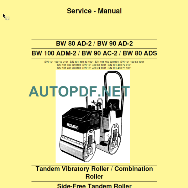 BW 100 ADM-2 Service Manual