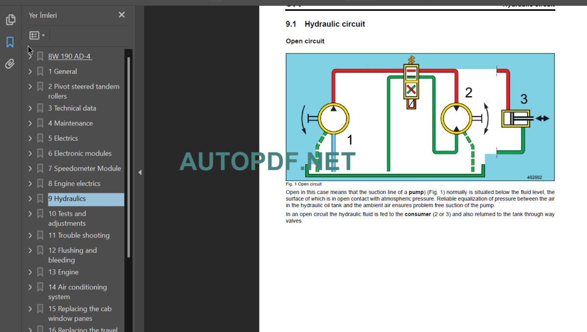 BW 130 AD INSTRUCTION FOR REPAIR