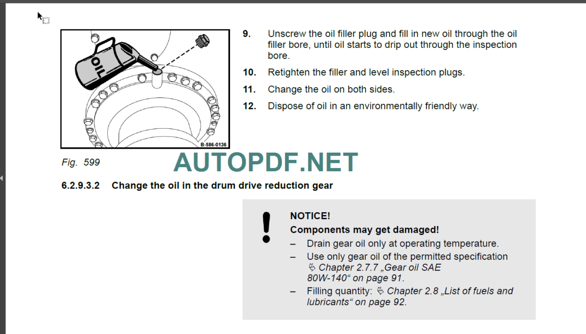 BW 226 DH PDH-5 Service Manual