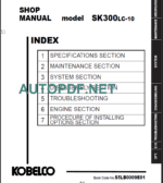 SK300LC-10 Shop Manual