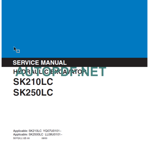 SK210LC Service Manual