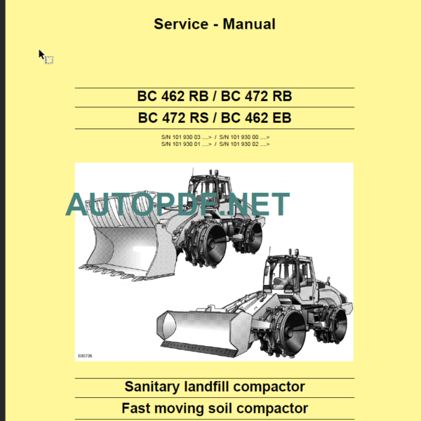 BC 462 EB-RB Service Manual 2013