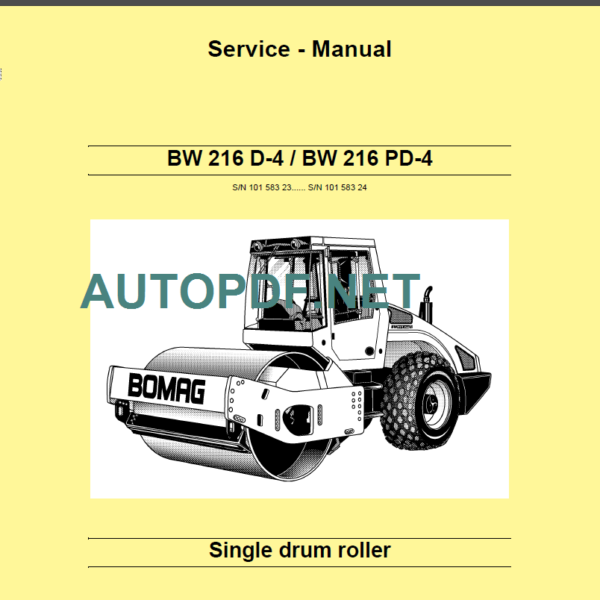 BW 216 D PD-4 Service Manual