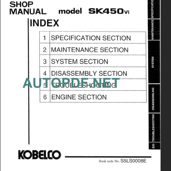 SK450-VI Shop Manual