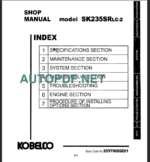 235SRLC-2 SHOP MANUAL