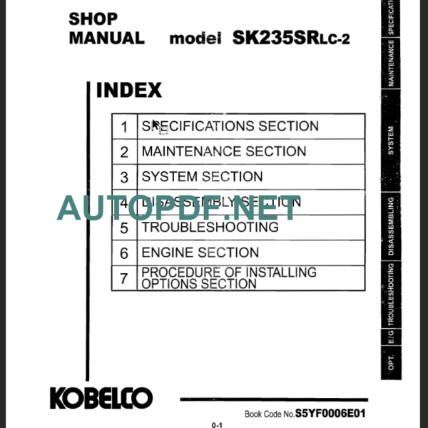 235SRLC-2 SHOP MANUAL