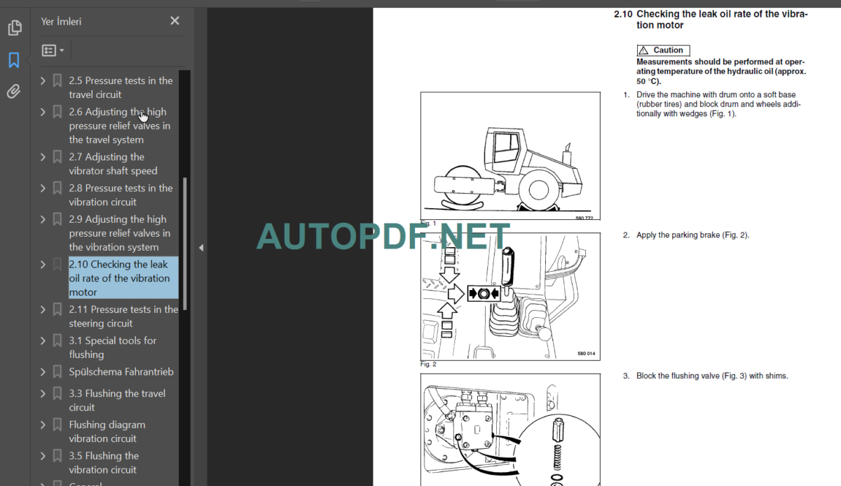 BW 211 D-3 Instructions for repair