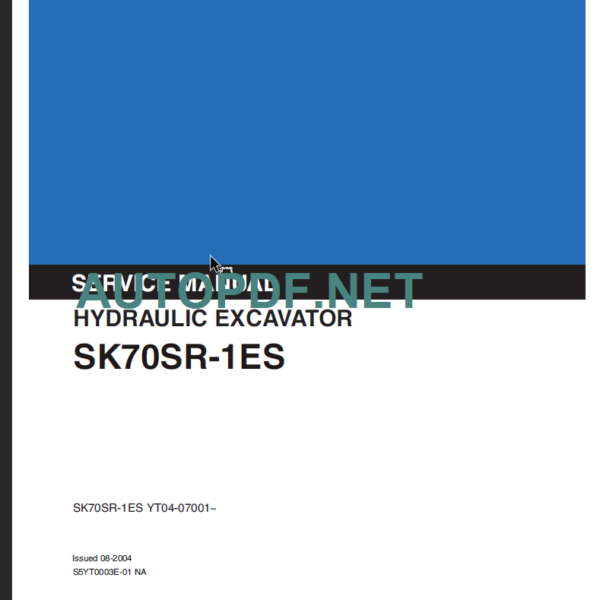 SK70SR-1ES SERVICE MANUAL