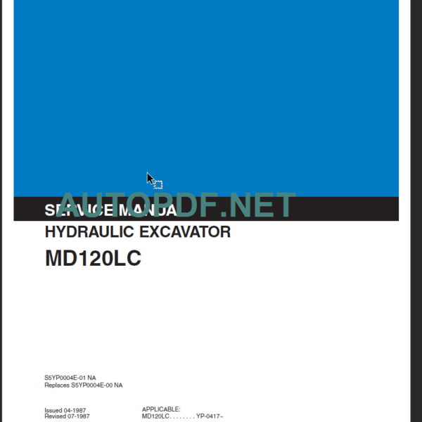 MD120LC SERVICE MANUAL