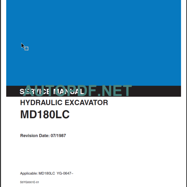 MD180LC SERVICE MANUAL