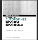 SK480-SK480LC MARK VI PARTS MANUAL