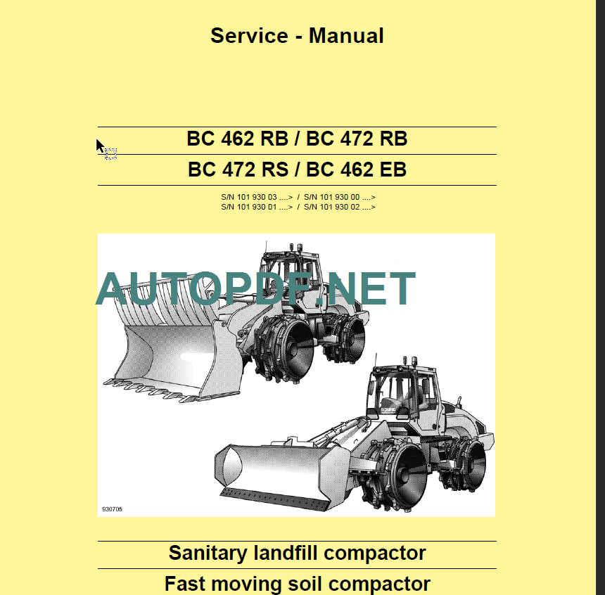 BC 472 RB-RS Service Manual
