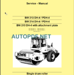 BW 213 DH-4 PDH-4 Service Manual