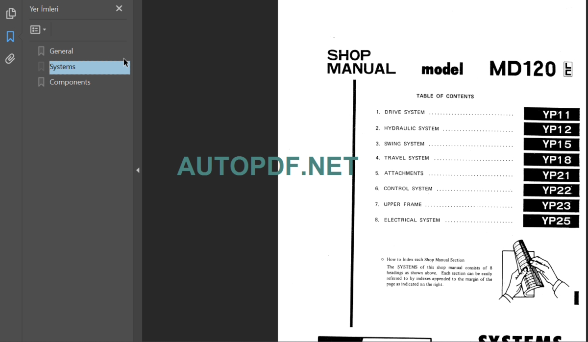 MD120LC SERVICE MANUAL