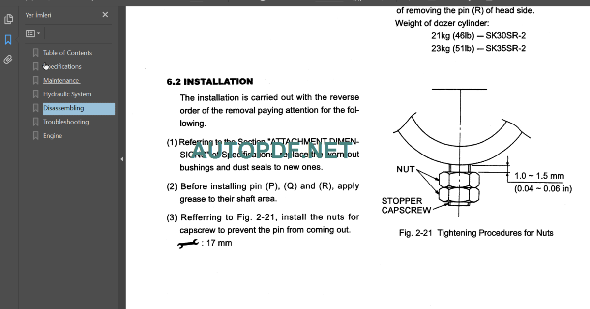 SK30SR-2 SHOP MANUAL