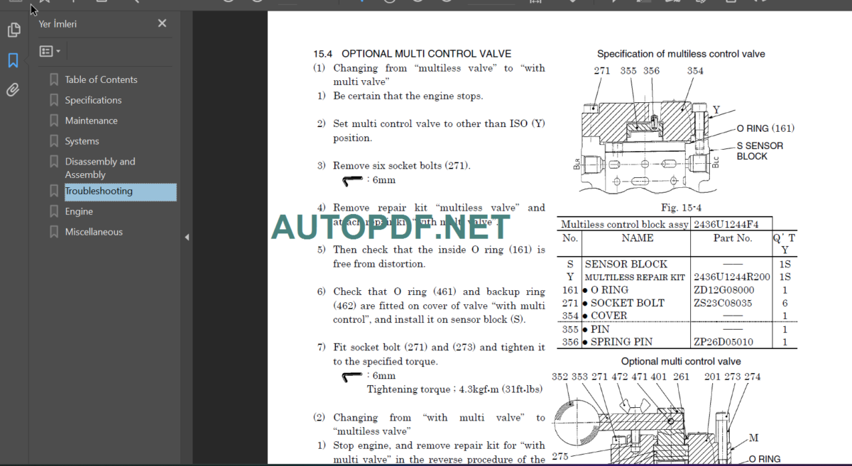 SK250LC Service Manual