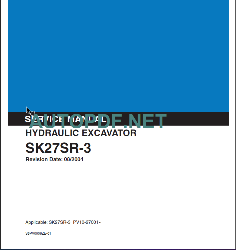 SK27SR-3 SERVICE MANUAL