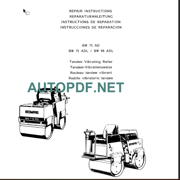 BW 90 ADL INSTRUCTION FOR REPAIR