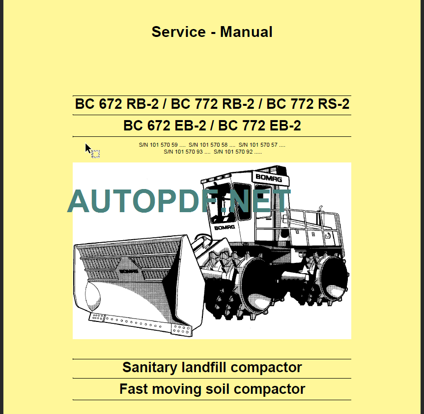 BC 672 EB RB-2 Service Manual