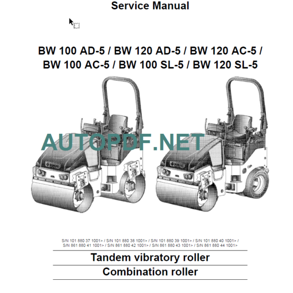 BW 203 AD-4 Service Manual