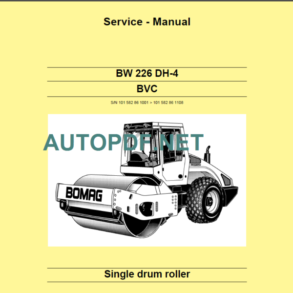 BW 226 DH-4 BVC Service Manual