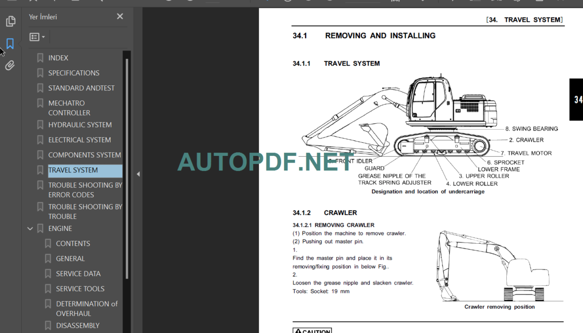 SK130HDL-8B SHOP MANUAL