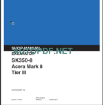 SK350-8 Acera Mark 8 Tier III SHOP MANUAL