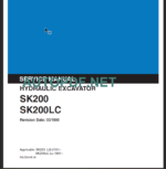 SK200-SK200LC Service Manual