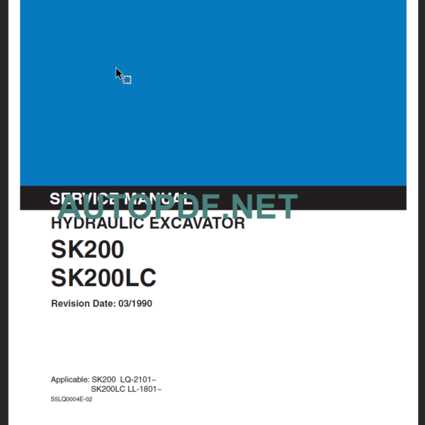 SK200-SK200LC Service Manual