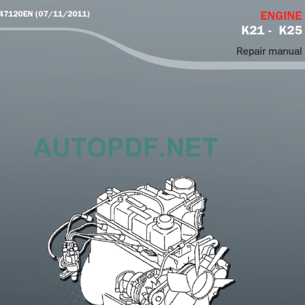 K21 - K25 Repair Manual