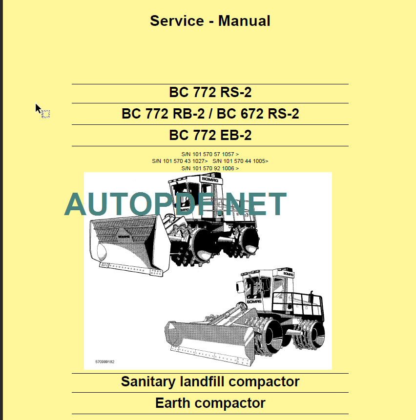 BC 672 RS-2 Service Manual