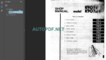 K907-II - K907LC-II SHOP MANUAL