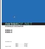 K905-II SHOP MANUAL