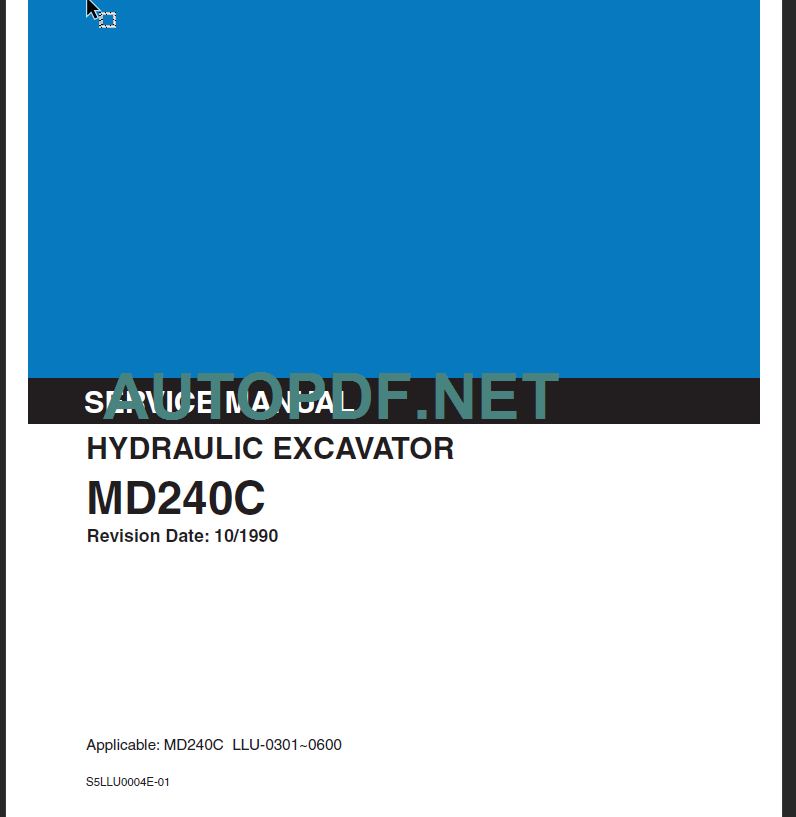 MD240C SERVICE MANUAL