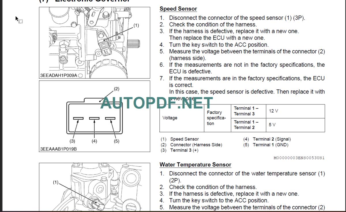 D1503 D1703 D1803 V2003 V2203 V2403 Repair Manual