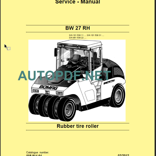 BW 27 RH Service Manual