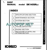 SK140SRLC SHOP MANUAL