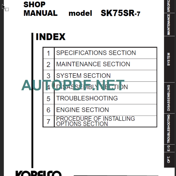 SK75SR-7 (EU-2020) Shop Manual