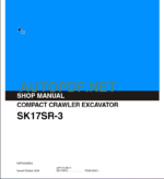 SK17SR-3 SHOP MANUAL