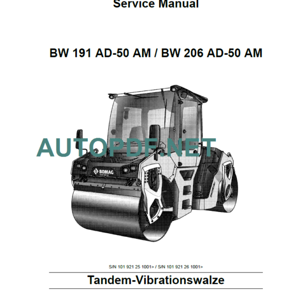 BW 206 AD-50 AM Service Manual