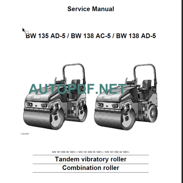 BW 135 AD-5 Service Manual