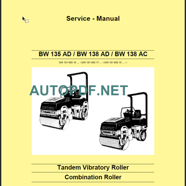 BW 138 AC Service Manual