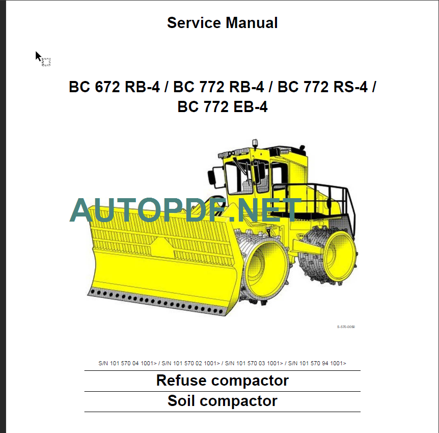 BC 772 EB-4 Service Manual